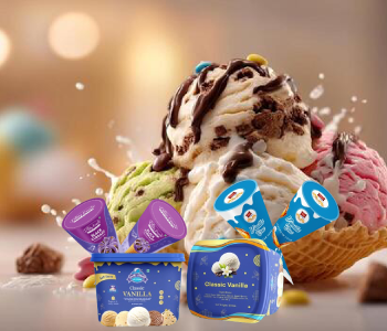 Ice cream label printing